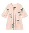 Oseree Oséree Kids Bow-detail Tulle Dress In Pink