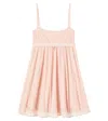 Oseree Oséree Kids Gathered Tulle Dress In Pink