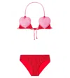 Oseree Oséree Kids Lumière Bikini In Red