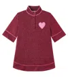 Oseree Oséree Kids Lumière Dress In Burgundy