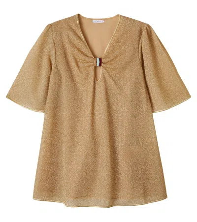 Oseree Kids' Lumière Dress In Yellow