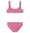 Oseree Oséree Kids Lumière Lamé Bikini In Pink