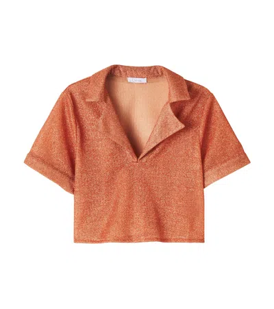 Oseree Kids' Lumière Shirt In Brown