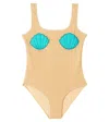 Oseree Oséree Kids Lumière Swimsuit In Gold