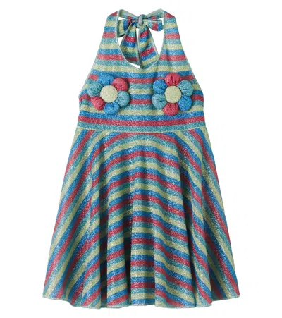 Oseree Oséree Kids Osemini Lumière Striped Dress In Multi