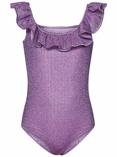 Oseree Osèree Kids Swimsuit In Purple