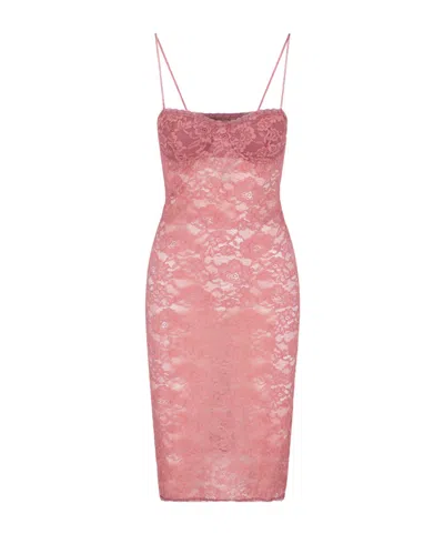 Oseree Oséree Lace-detailed Sleeveless Chemise
