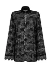 Oseree Oséree Lace Shirt In Black