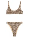 Oseree Leopard-print Bikini In Brown