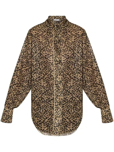 OSEREE LEOPARD-PRINT SHIRT