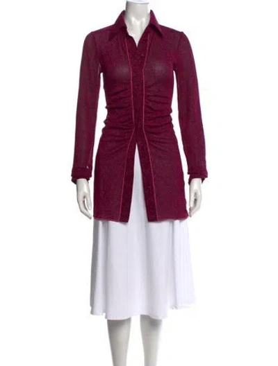 Pre-owned Oseree Long Dress In Purple