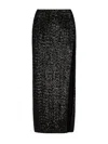Oseree High-waisted Sequin-embellished Midi Skirt