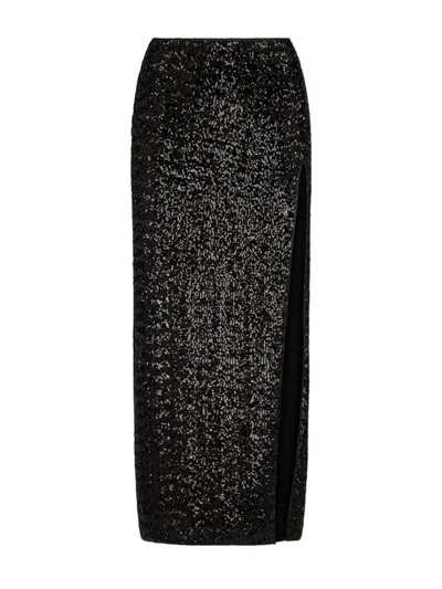 OSEREE LONG SEQUIN SKIRT