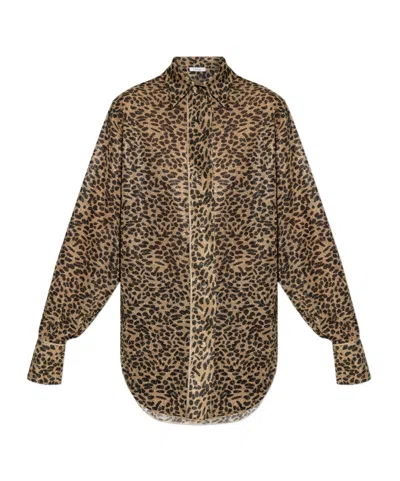 OSEREE LEOPARD-PRINT SHIRT