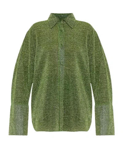 Oseree Long Sleeve Shirt In Green