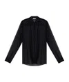 Oseree Long Sleeves Drawstring In Black