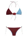 Oseree Tie Detail Two Piece Swimsuit