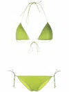 Oseree Ring-embellished Lurex Bikini