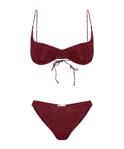 Oseree Lumière Bikini In Red