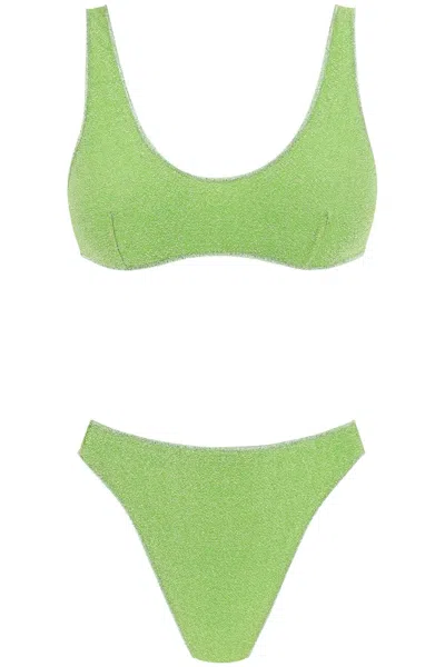 Oseree Oséree Lumiere 90s Glittered Bikini Set In Multi