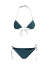 Oseree Blue Elastane Bikini In Blue