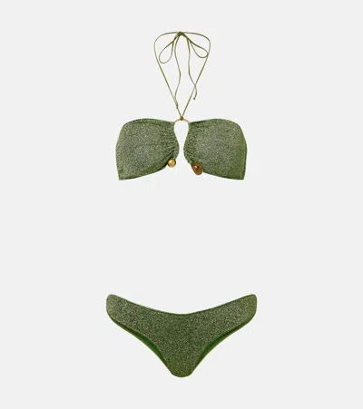 Oseree Lumière Bikini In Green