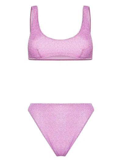 Oseree 'lumière Sporty Sunday' Bikini Set In Pink