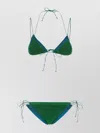 Oseree Two-tone Nylon Blend Lumiere Bikini
