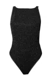 Oseree Lumiere Body Maillot Black In Black