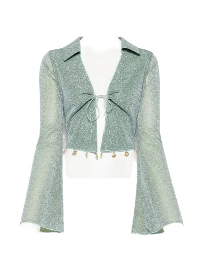 Oseree Lumiere Charm Shirt In Green