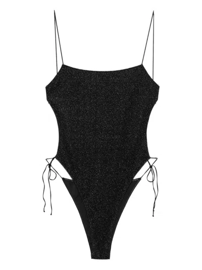 Oseree Oséree Lumiere Cut Out Maillot Clothing In Black