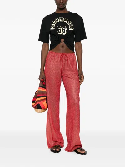 Oseree Lumiere Long Pants In Brown