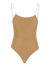 Oseree Golden Lumiere Maillot Swimsuit In Brown