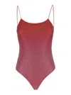 Oseree Oséree Lumiere Printed Lurex Shade Maillot In Pink