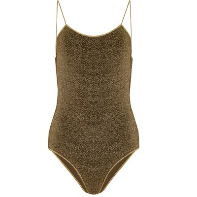 Oseree Lumiere Maillot Sand In Green