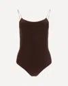 Oseree Lumiere Maillot Swimsuit In Brown