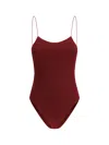 Oseree Lumiere Maillot Swimsuit In Brown