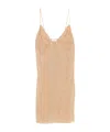 Oseree Oséree Lumière Shade Short Dress In Brown