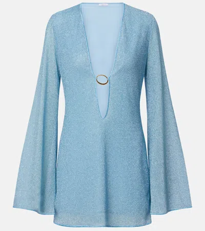 Oseree Oséree Lumière Minidress In Blue