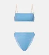Oseree Oséree Lumière O Chain Lamé Bikini
