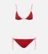 Oseree Oséree Lumière O Lamé Bikini In Red