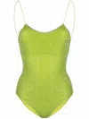 Oseree Lumière Stretch-lurex Swimsuit