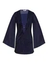 Oseree Oséree Lumière O Chain Lamé Minidress In Blue