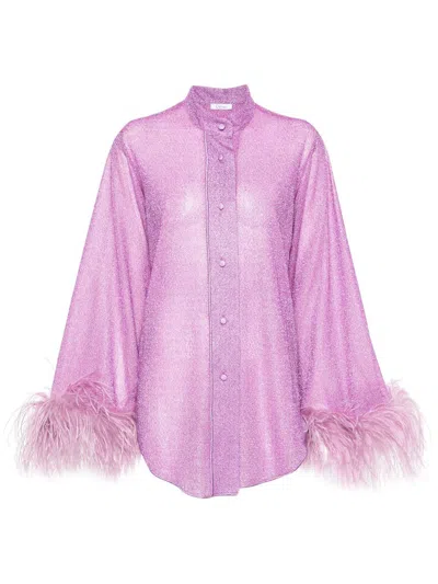 OSEREE OSÉREE LUMIERE PLUMAGE LONG SHIRT CLOTHING