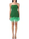 OSEREE OSÉREE LUMIERE PLUMAGE MINI DRESS