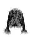 Oseree Lumiere Plumage Top In Multi