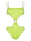 OSEREE `LUMIERE RING CUT OUT MAILLOT` ONE-PIECE SWIMSUIT