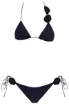 Oseree Oséree Bikini Set With Applique In Blue