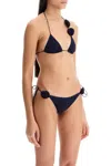 Oseree Oséree Bikini Set With Applique In Night Blue (blue)