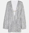 Oseree Oséree Lumière O Sequined Beach Cover-up In Silver